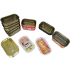 Custom Design Food Grade Rectangular Empty Sardine Metal Can With #311 Easy Open Ends Lids For Fish Meat Packaging