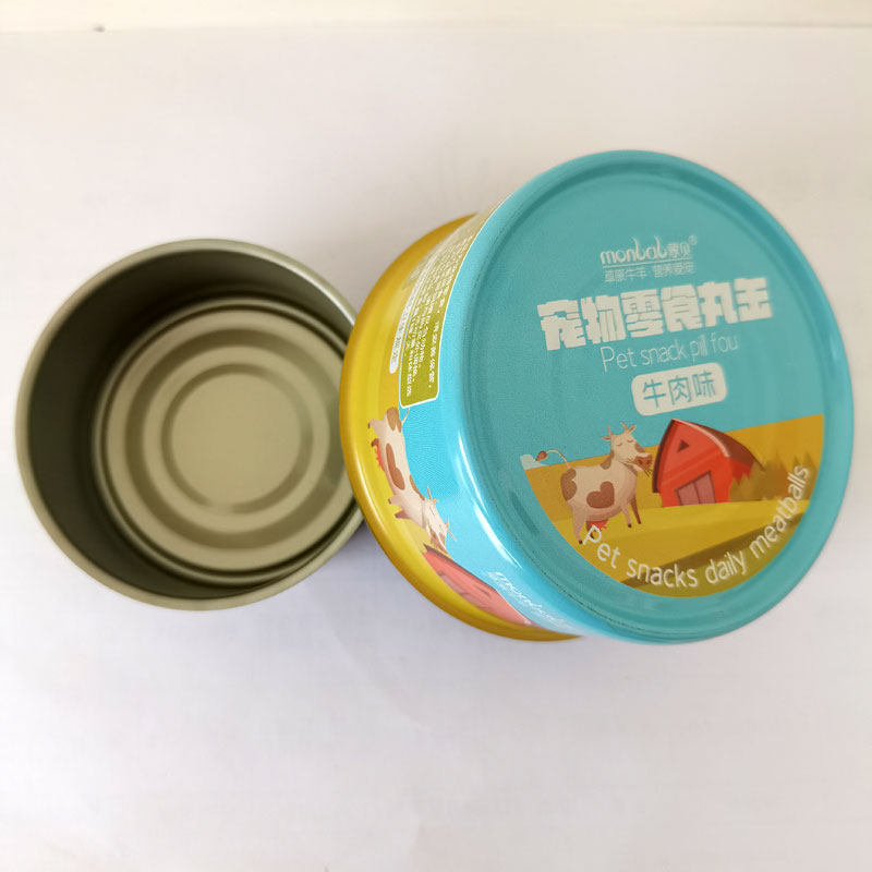 wholesale food grade empty 100ml 170g tin cans metal can tuna cans manufacturer with easy open end