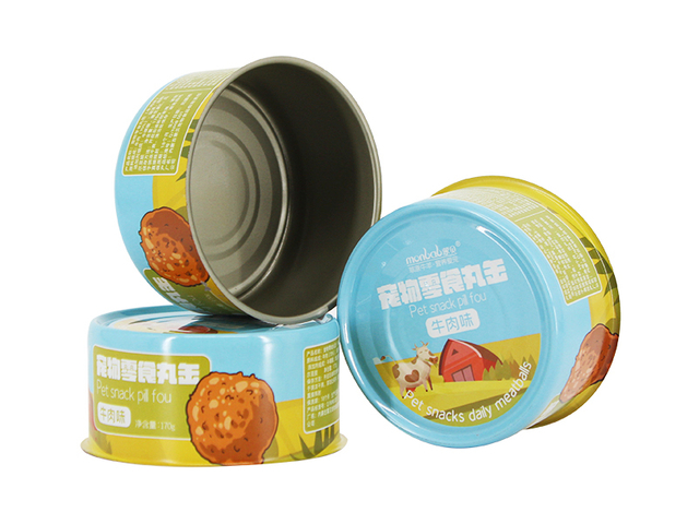 Self Sealing Empty 85g 100ml 170g Tin Cans Wholesale Aluminum Can for Tuna Wet Pet Food Canned Meat