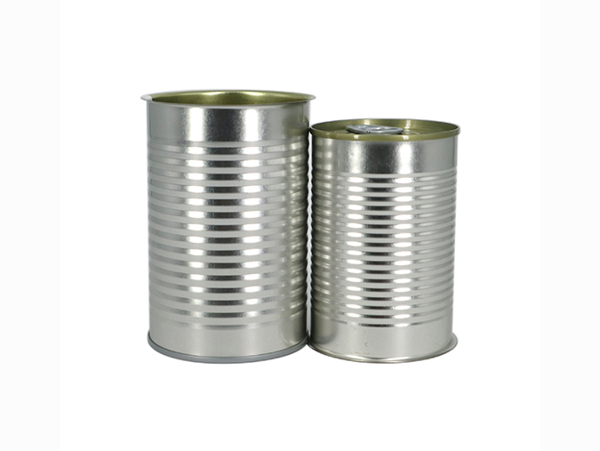 #7113 #7116 food tin cans wholesale metal packaging tinplate jar plain round shape with eoe for jam beef fish paste canning