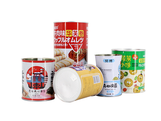 Empty Nuts Tin Cans Supplier Custom Print Container with Dust Cover for Nuts Peanuts