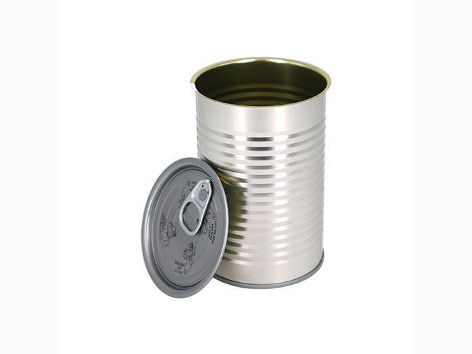 #7113 #7116 food tin cans wholesale metal packaging tinplate jar plain round shape with eoe for jam beef fish paste canning